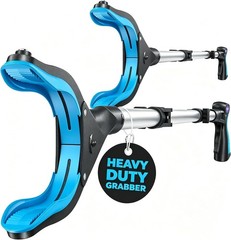 2 Pack 40-Inch Foldable Grabber Tool with Anti-Slip Rotating Jaw for Seniors
