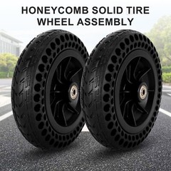 8″x 1.8″ Electric Wheelchair Front Casters 8 Inch Honeycomb Solid Tire Wheel …