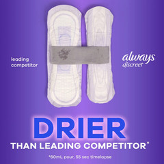 Always Discreet Ultimate Incontinence Pads Women Extra Absorb Long 42 Ct