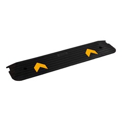 1″ Rise Rubber Threshold Ramp 44.5″ Wide for Wheelchair Scooter Power Chair