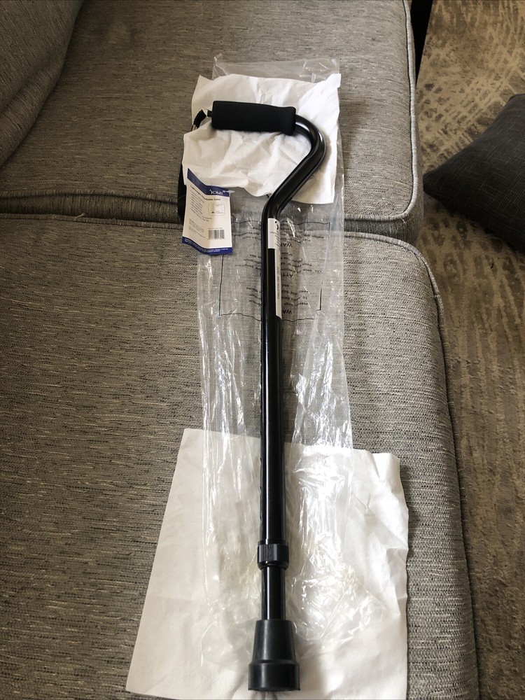 Dmi 502-1304-0255 Adjustable Cane,Offset,33 In.,Black New