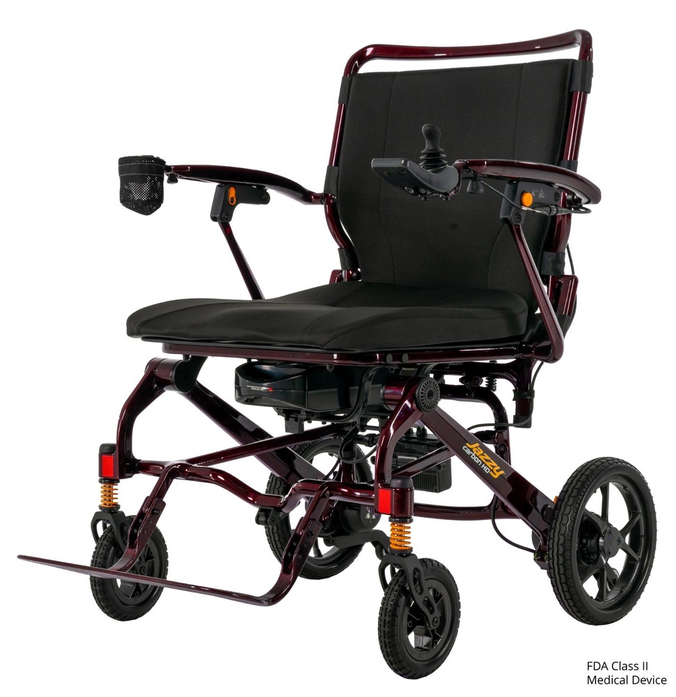 Pride® Jazzy Carbon Heavy Duty Carbon Power Wheelchair-1 year labor included!