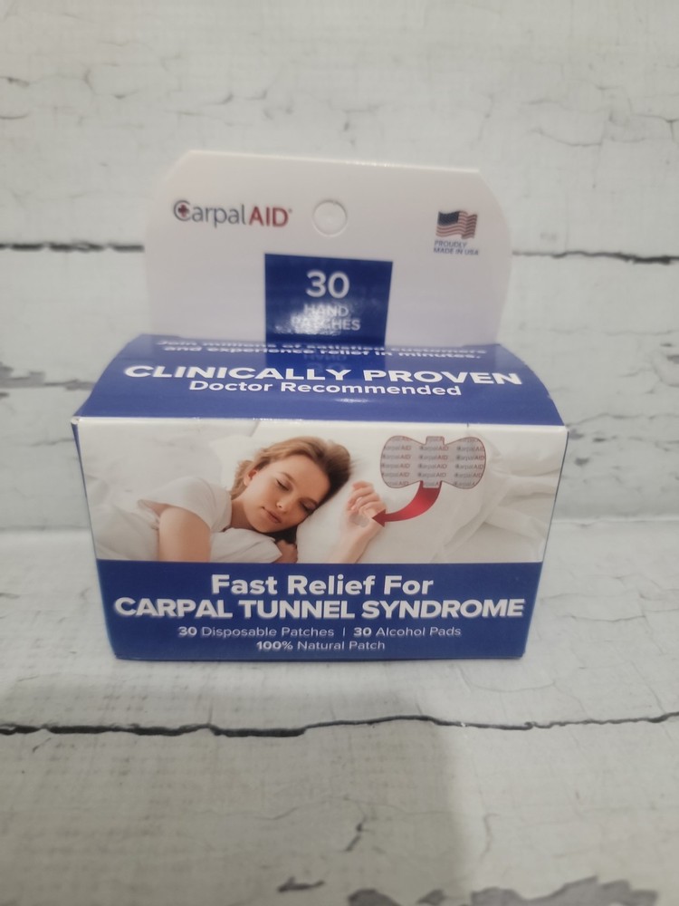 Carpal AID Patches for All Size Hands 28 Patches Read