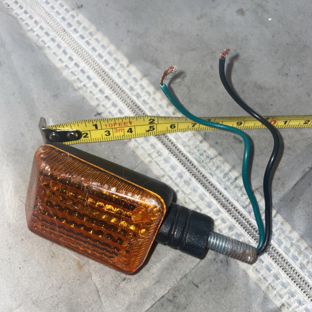 Front Blinker (Black Green Cord) For Pride Mobility Scooter LB03
