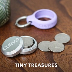CURVD Premium Carrying Case – Durable Travel Keychain One Size, Honey
