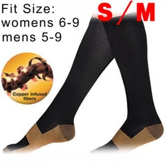 Compression Socks Medical Knee High Men Women 30-40 mmHG Support Brace Stockings