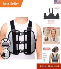 Sternum and Thorax Support Chest Brace Post Open Heart Surgery Sternum Fractu…