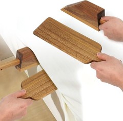 Acacia Wood Mattress Lifter Tool for Changing Sheets, Sheet Tucker, Seniors