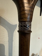 Asterom Walking Cane Handmade, Ergonomic, Wooden NEW Beautiful Wood Grain Classy