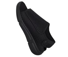 Men’s Open toe Diabetic Sandals Wide Width Adjustable Straps Arch 10 Wide Black