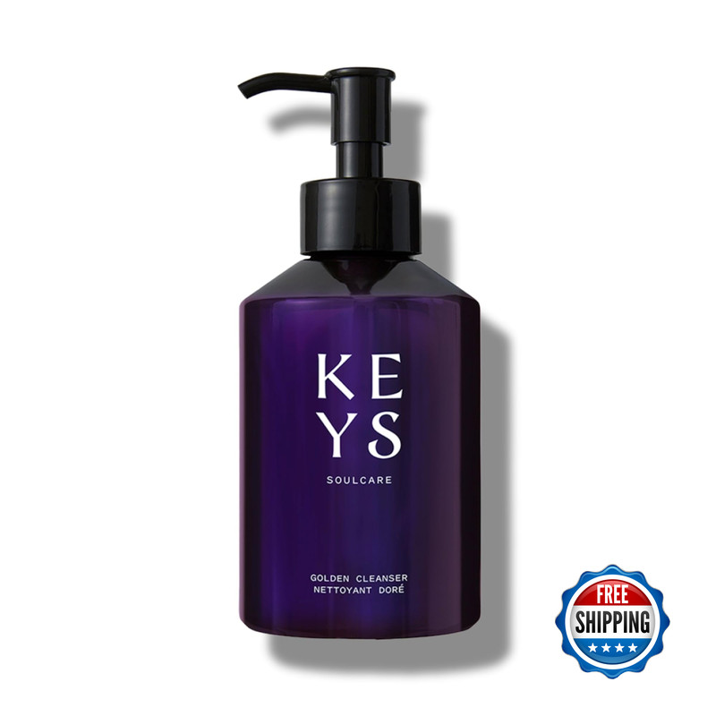 Keys Soulcare Golden Cleanser Foaming Face Wash Gently Removes Dirt Makeup