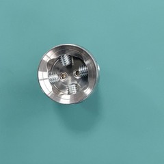 45mm Sliding Pyramid Double Adapter Prosthetic Connector Stainless Steel