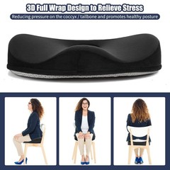 Memory Foam Donut Pillow for Tailbone Pain Relief, Hemorrhoids & Sciatica Comfor