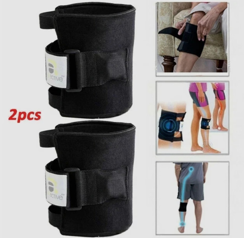 2 Pcs BeActive Plus AS SEEN ON TV Pressure Point Brace Relieve Acupressure Leg
