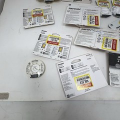 Hearing Aid Battery Lot Mixed 10 13 312 675 Rayovac Energizer Duracell Expired