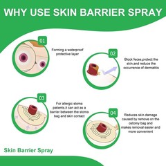 Medical Adhesive Spray Skin Prep No Sting Skin Barrier Film Wound Prep