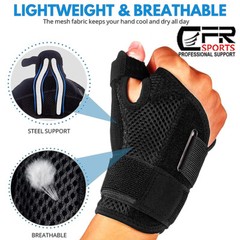 Left Right Thumb Wrist Support Brace Splint Carpal Tunnel Sprain Arthritis Sport