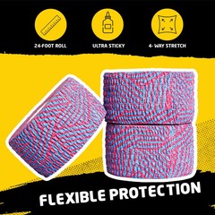 3Pack 24FT Sport Tape 4-Way Stretch Sport Athlet Thumb Protection bandage