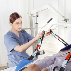 Uimoso Full Body Patient Lift Sling Commode Opening Medical Aid Sling M-Size