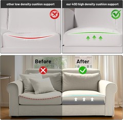 Couch Cushion Support for Sagging Seat, Fix 2–3 20x20x3.15 In- 3 Pack, Grey