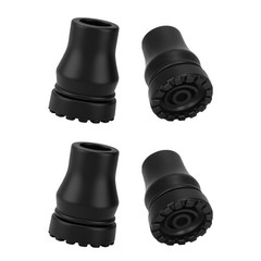supregear Rubber Cane Tips, (3/4″, 4-Pack) Heavy Duty 19 mm (3/4 Inch)