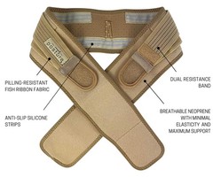 Vriksasana Posture Sacroiliac Hip Belt for Regular (Hip Size 32″- 45″), Nude