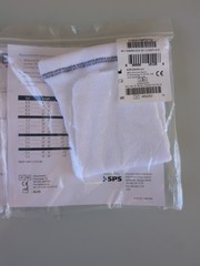 CoolBlue Prosthetic Socks 5-Ply Size 1-2 Length 10″-14″ White CB5HMSH2 Lot of 3