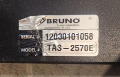 Bruno Turny Orbit 300 Passenger Seat Gray with Trim Pieces
