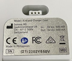 Kirkland Charging Case KS10 Compatible with Unitron Phonak with Charging Cable