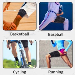 Copper Thigh Leg Support Hamstring Quadriceps Wraps Groin Quad Brace Compression