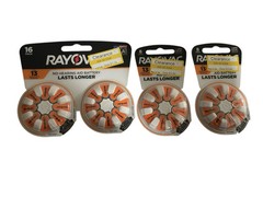 Hearing Aid Batteries Rayovac Size 13, 32 Count Best By 2024