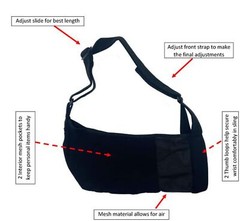 Therapist’s Choice® Deluxe Arm Sling with Thumb Loop, Universal Size