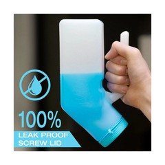 Male Urinals Bedpan Pee Bottles Urine Containers Glow in The Dark Lid 32 Oz 1Pck