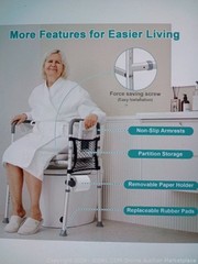 toilet seat riser with handles