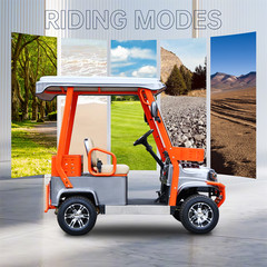 1800W 2-Seater Electric Golf Cart 35 Miles 800lbs Capacity 24mph with Canopy