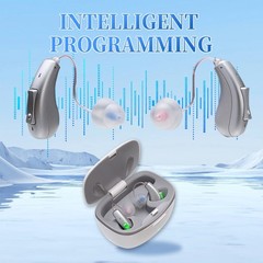 Rechargeable Bluetooth Hearing Aids for Seniors APP Controlled, Noise Cancelling