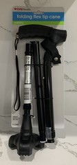 CVS Health Folding Flex Cane Black Mobility NEW