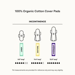 100% Organic Cotton Comfort Cover Incontinence Overnight – 16 ct