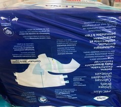 Tena ProSkin Unisex Diapers (Briefs), Super 3X Absorbency, 14 Count Size LG Sup