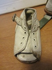 Vintage Sabel’s Denis Browne Night Splint #6 orthopedic w Pre-Walker shoes