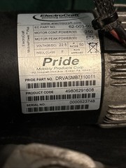 PAIR Drive Motors Pride Jazzy Elite HD & Elite 14 DRVASMB7110011 DRVASMB7110012