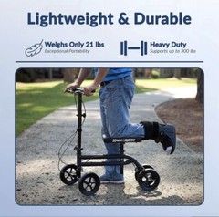 KneeRover® Economy Knee Scooter Steerable Walker Medical Scooter Crutch