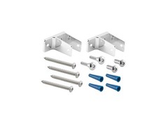 One Ear Wall Brackets – For 1″ Panel – Zinc Alloy – Chrome Plated (Single Pack)