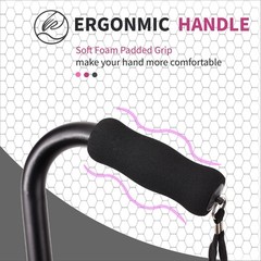 Walking Cane 3 in1 – Adjustable Lightweight Walking Sticks from 29-37 Inches,…