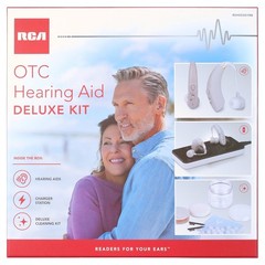 RCA RSH052BKRB OTC Behind-the-Ear Hearing Aids Value Bundle, Black