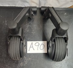 Quantum Q6 EDGE 2.0/3 Powerchair LF/RF Caster Arms w/Caster Wheels – FREE SHIP