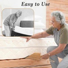 Mattress Lifter & Bed Sheet Tucker Tool Set for Changing Sheets, Acacia Wood …