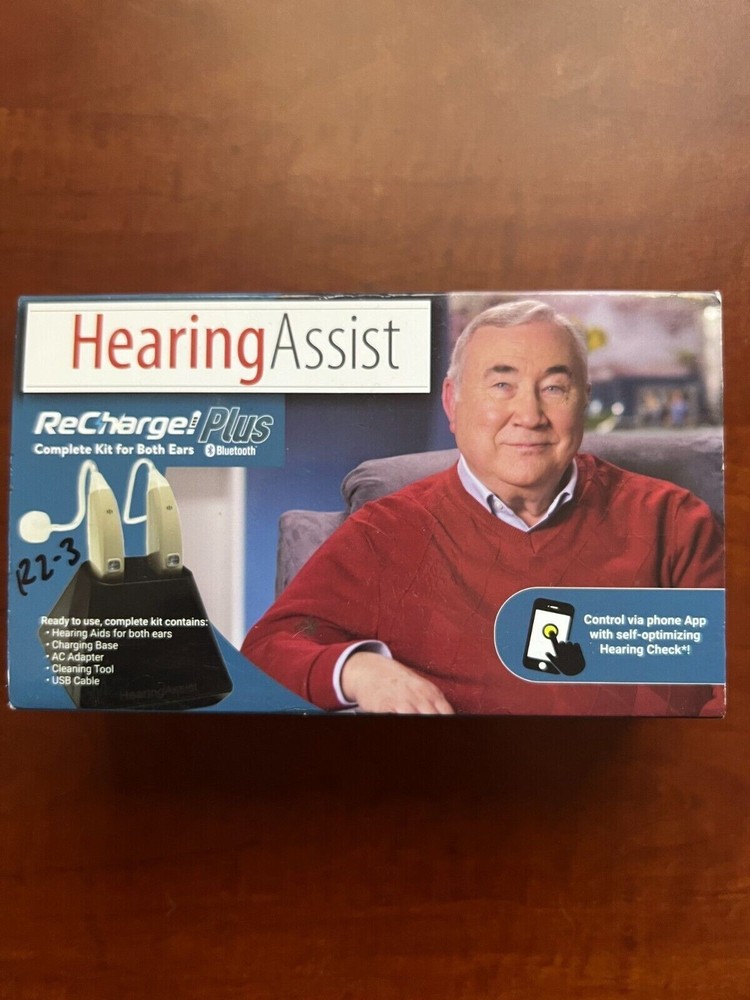 Hearing Assist Hearing Device HA-802 Bluetooth – Rechargeable Set!