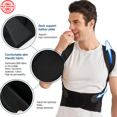 Back Brace Posture Corrector Adjustable Upper Back Shoulder Support Women Men
