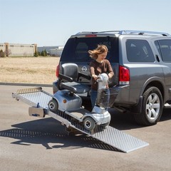 Tilt-A-Rack Premium Aluminum Scooter and Wheelchair Carrier, 350 lb. Capacity